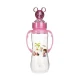 شیشه شیر عروسکی فندقی دسته‌دار صورتی 240 میل بی بی لند|Baby Land 240 ml baby milk bottle with pink handle
