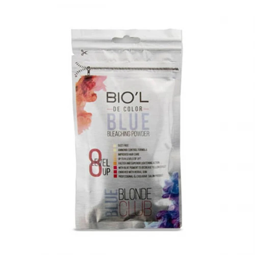 پودر دکلره آبی بیول|Biol Blue Blonde Club Bleaching Powder