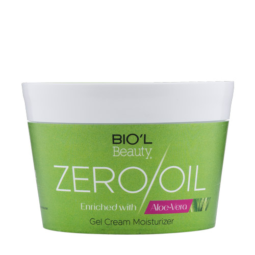 کرم کاسه ای زیرو اویل حاوی عصاره آلوئه ورا مناسب انواع پوست|Biol Gel Cream Moisturizer Aloe Vera Zero Oil