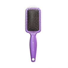 برس مو آی استایل بیول بیوتی تولز مستطیل بزرگ با سوزن های فلزی بنفش|Biol Tame Fame Paddle Purple Flat hair brush