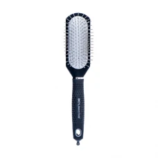 برس مو مشکی سوزن فلزی مستطیلی متوسط مدل گرافیت استایل بیول|Biol Black Hair Brush Medium Rectangular Metal Needle Graphite Style Model