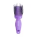 برس مو بنفش سوزن پلاستیکی فنسی متوسط مدل استایل بیول|Biol Violet Hair Brush Medium Rectangular plastic Needle Graphite Style Model