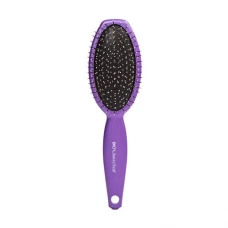  برس مو بنفش آنتی استاتیک بیضی بزرگ با سوزن SHR فلزی بیول|Biol Purple Hair Brush Large Metal Needle Oval Model