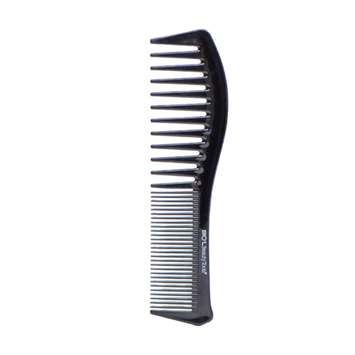 شانه موهای فر و مجعد مشکی مدل گرافیت استایل بیول|Biol Curly and curly black hair comb graphite style model