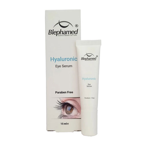 سرم دور چشم هیالورونیک اسید بلفامد|BLEPHAMED Hyaluronic Eye Serum 15ml