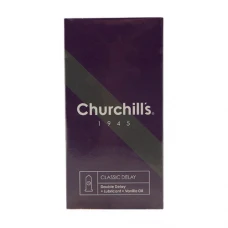 کاندوم 1945 وانیل تاخیری روان کننده چرچیلز 12 عددی|Churchills 1945 Classic Delay Condom 12PCS