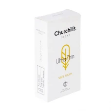 کاندوم اولترا تین وانیل اسپرم کش چرچیلز 12 عددی|Churchills Ultra Thin Anti Sperm Condom 12Pcs