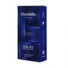 کاندوم چرچیلز مدل کول آیس تعداد 12 عددی|Churchills Cool Ice Condoms 12PSC