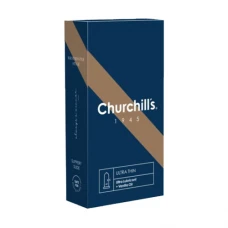 کاندوم چرچیلز مدل اولترا تین حاوی روان کننده مضاعف تعداد 12 عددی|Churchills Ultra Thin Condoms 12PSC