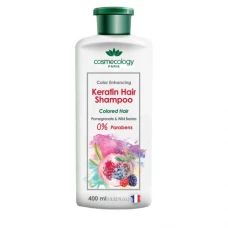 شامپو کراتینه موهای رنگ شده کاسمکولوژی|Cosmecology Color Enhancing Keratin Hair Shampoo