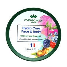 کرم مرطوب کننده صورت و بدن حاوی روغن آرگان و عصاره تمشک کاسمکولوژی|Cosmecology Hydra Care Face And Body Wild Berries And Argan