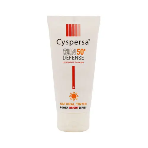 کرم ضد آفتاب رنگی روشن کننده SPF50 سیسپرسا|cyspersa Tinted Power Bright Series Sunscreen Cream SPF50