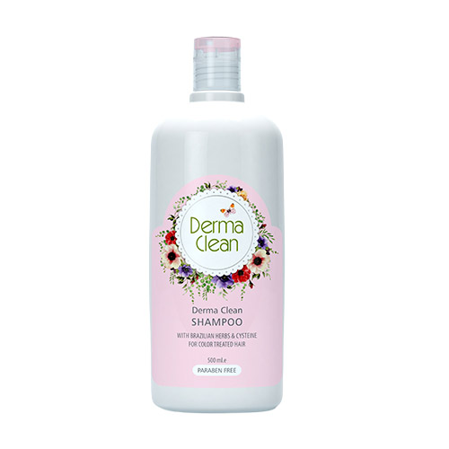 شامپو مخصوص موهای رنگ شده 500 میل درماکلین|Derma Clean Shampoo For Colored Hair 500ml