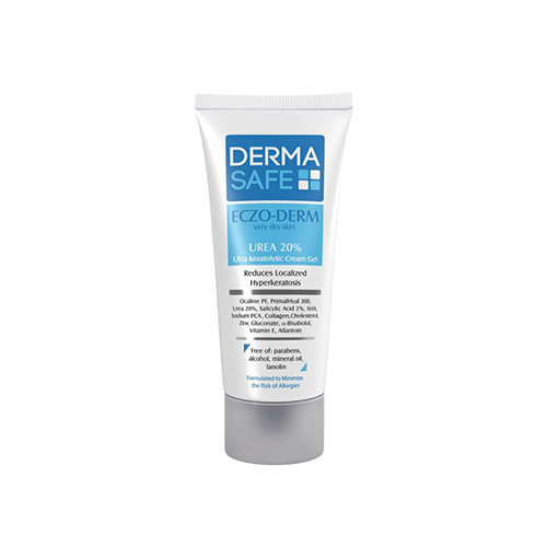 ژل کرم حاوی اوره 20% درماسیف|dermasafe Urea 20% Ultra Keratolytic Cream Gel 