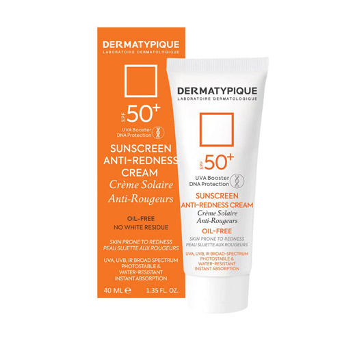 ضد آفتاب پوست قرمز و حساس اس پی اف 50 درماتیپیک|Dermatypique Anti Redness Oil Free Cream Sunscreen SPF50 