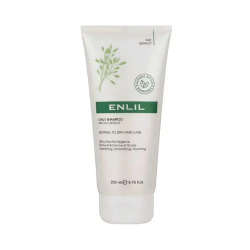 شامپو روزانه عصاره جودوسر موهای نرمال تا خشک 200 میل انلیل|Enlil Hair Shampoo Containing Oat Extract For Normal To Dry Hair