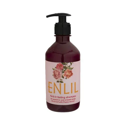 شامپو عصاره گل صدتومنی پوست سر حساس و تحریک شده انلیل|Enlil Anti Irritating Shampoo For Sensitive And Irritated Shampoo