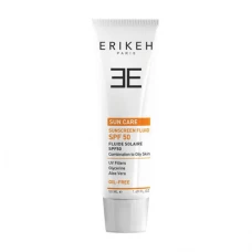 فلوئید ضد آفتاب و ضد جوش بی رنگ مخصوص پوست مختلط و چرب اس پی اف 50 اریکه|Erikeh Sunscreen Anti Acne Cream Combination To Oily Skin SPF50