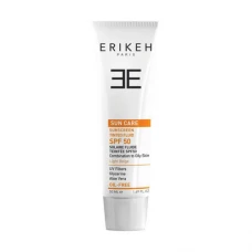 فلوئید ضد آفتاب و ضد جوش بژ روشن مخصوص پوست مختلط و چرب اس پی اف 50 اریکه|Erikeh Sunscreen Anti Acne Cream Combination To Oily Skin SPF50