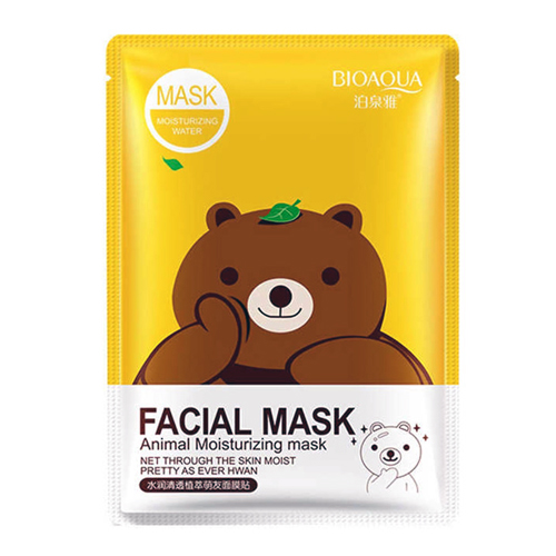  ماسک صورت پاکسازی و مرطوب کننده خرس بایو آکوا| Bioaqua Moist And Clear Facial Mask