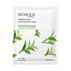  ماسک ورقه ای صورت مرطوب کننده چای سبز بایو آکوا |Bioaqua Green Tea Moisturizing Mask
