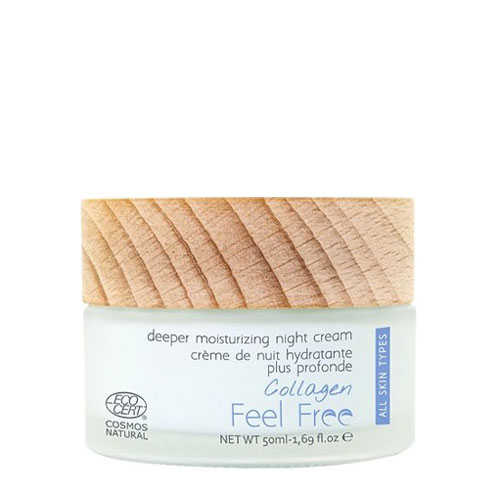 کرم شب کلاژن مرطوب کننده عمیق پوست فیل فری|Feel Free Collnagen Deeper Moisturizing Night Cream 50 ml