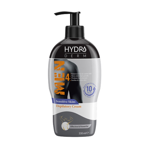 کرم موبر بدن آقایان مناسب پوست حساس هیدرودرم|Hydroderm Sensitive Skins Depilatory Cream For Man