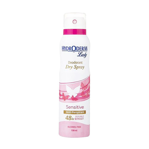 اسپری دئودورانت ضد حساسیت هیدرودرم |Hydroderm Lady Deodorant Spray For sensitiv skin 