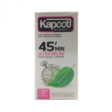 کاندوم تاخیری 45 دقیقه ای 12 عددی کاپوت|Kapoot 45 Minutes Condoms 12 Pcs
