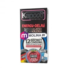 کاندوم تاخیری انرژی 12 عددی کاپوت|Kapoot Energy Delay Condom 12PCS