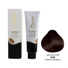 رنگ مو اکسترا قهوه ای روشن قوی شماره 5/00 لپیور|Lpure color hair intensive light brown
