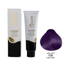 رنگ مو بنفش روشن شماره 7/20 لپیور|Lpure light violet 