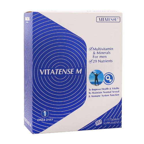 قرص مولتی ویتامین مینرال ویتاتنس ام رامونا مخصوص آقایان|Ramona Vitatense M Multivitamin And Minerals 30 Tablets