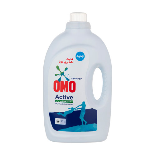 مایع لباسشویی مدل اکتیو امو 2.7 کیلوگرم|Omo Active Washing liquid 2.7kg
