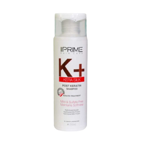  شامپو K+ موهای کراتینه شده 250 میل پریم|Prime Kera Post Keratin +K Shampoo 250 ml