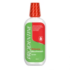 دهانشویه سفید کننده دندان حاوی نمک دریا پرودنتین|Tooth whitening mouthwash containing sea salt prodentine