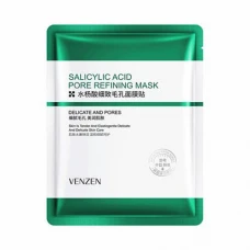 ماسک ورقه‌ای تصفیه منافذ سالیسیلیک اسید ونزن|Salicylic Acid Pore Refining Mask Sheet Venzan