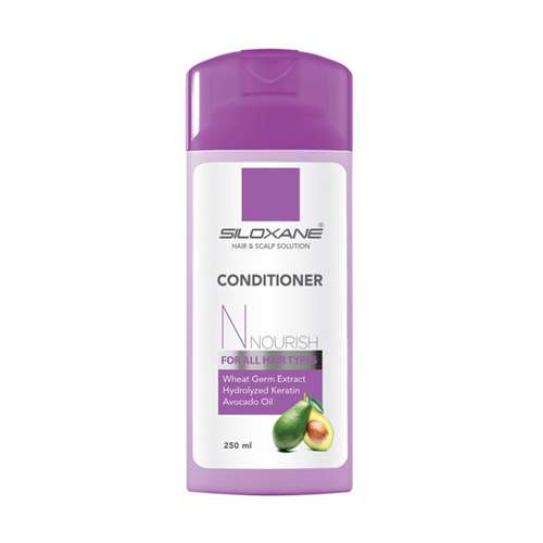 نرم کننده مو سیلوکسان حاوی روغن های گیاهی مخصوص انواع مو 250 میل|Siloxane Hair Conditioner For All Hair Type 250 ml