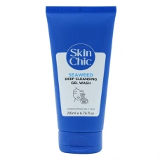 ژل شوینده صورت پوست چرب حاوی عصاره جلبک دریایی اسکین شیک|Skin Chic Facial cleansing gel for oily skin containing seaweed extract