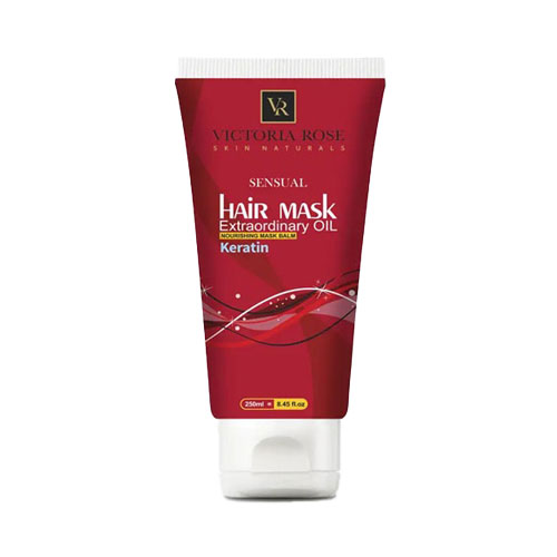 ماسک مو داخل حمام حاوی کراتین سنشوال ویکتوریا رز|Victoria Rose Keratin Sensual Hair Mask 250 Ml