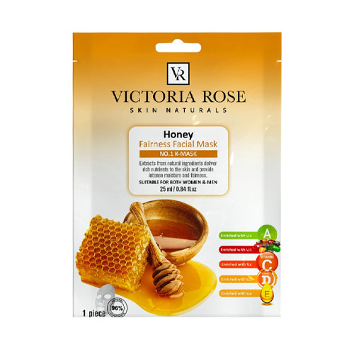 ماسک صورت ورقه ای عسل ویکتوریا رز | HONEY FACE MASK VICTORIA ROSE