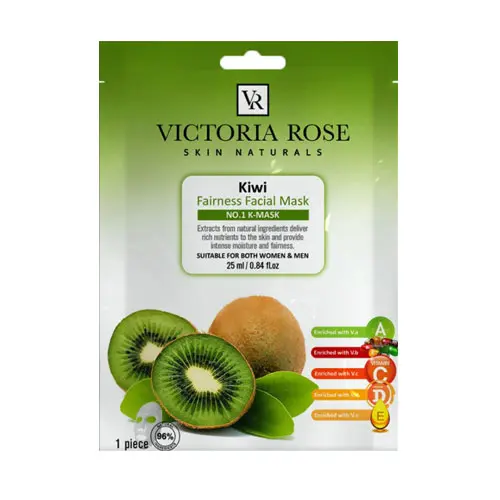ماسک صورت ورقه ای کیوی ویکتوریا رز|Victoria rose Kiwi Face Sheet Mask