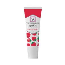 بالم لب توت‌فرنگی ویکتوریا رز|Victoria Rose Lip Balm With Strawberry Extract, Volume 15 Ml