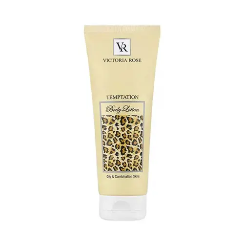 لوسیون بدن پوست چرب مدل تمپتیشن ویکتوریا رز|VICTORIA ROSE Temptation Body Lotion 250ml