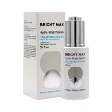 سرم هیالورونیک اسید 2% برایت مکس|Bright Max Hyaluronic Acid 2% Hydra Bright Serum 30ml