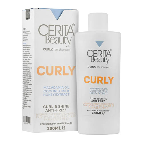 شامپو مخصوص موهای فر سریتا|Shampoo for curly hair CERITA