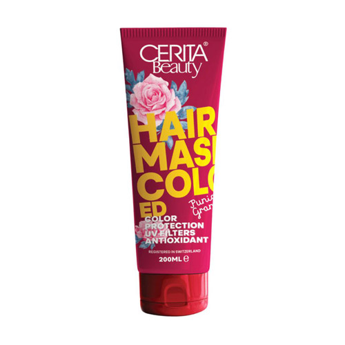 ماسک تثبیت کننده رنگ مو مناسب موهای رنگ شده فاقد سولفات سریتا|Cerita Color Protection Hair Mask For Colored Hair