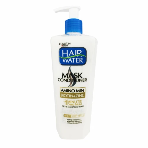 ماسک مو بیوتین و زینک هیر واتر مخصوص موی خشک و آسیب دیده کامان|Comeon Hair Water Mask Conditioner