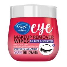دستمال مرطوب دور چشم قوطی دافی|Dafi Eye Sensitive Make Up Remover Wipes
