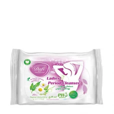 دستمال مرطوب بهداشتی بانوان دافی|Dafi Ladies Period Cleanser Wet Wipes